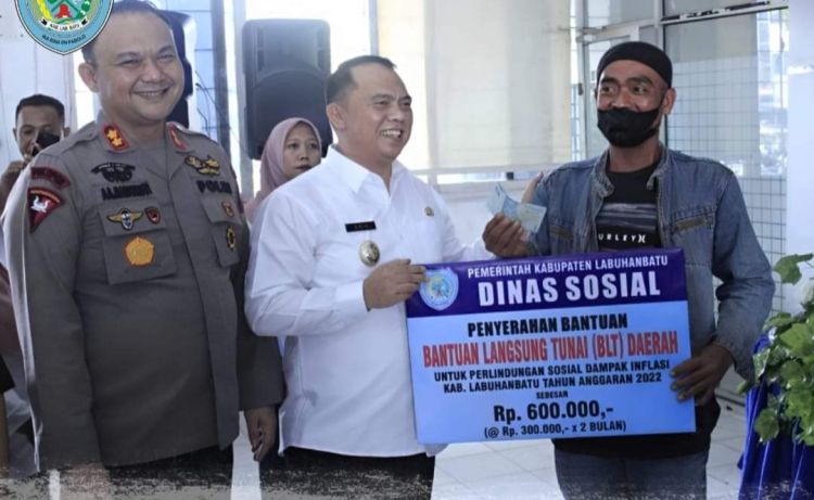 4.100 Keluarga Terima BLT Daerah Perlindungan Sosial Dampak Inflasi