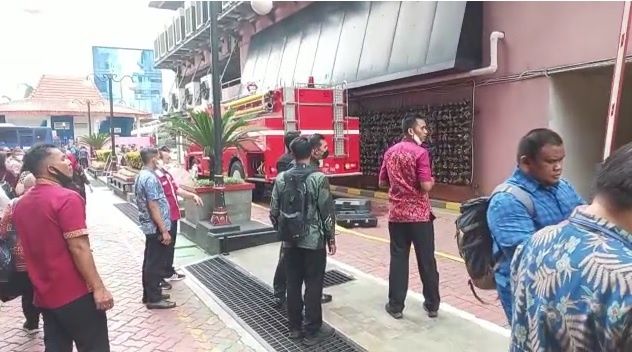 Lantai Lima Gedung Kemenkumham Kebakaran