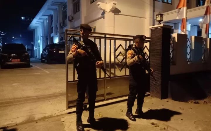 Satgas OMB Salawaku Perketat Pengamanan Kantor KPU 1x24 Jam