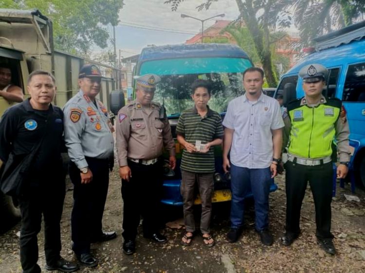 Pengemudi Angkutan Umum Jelang Nataru, Jalani Tes Urine di Gelar Polres Tanjung Balai dan BNNK