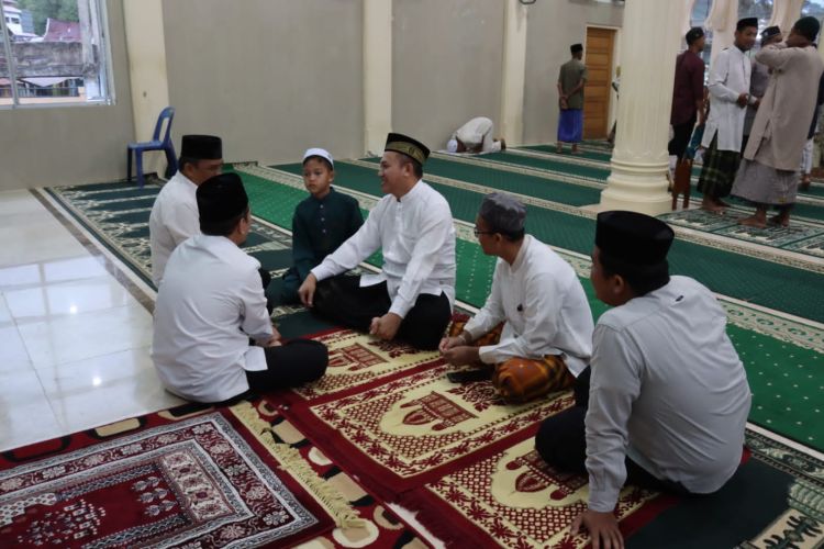Kapolres Sabang Hadiri Subuh Keliling di Masjid Babul Iman