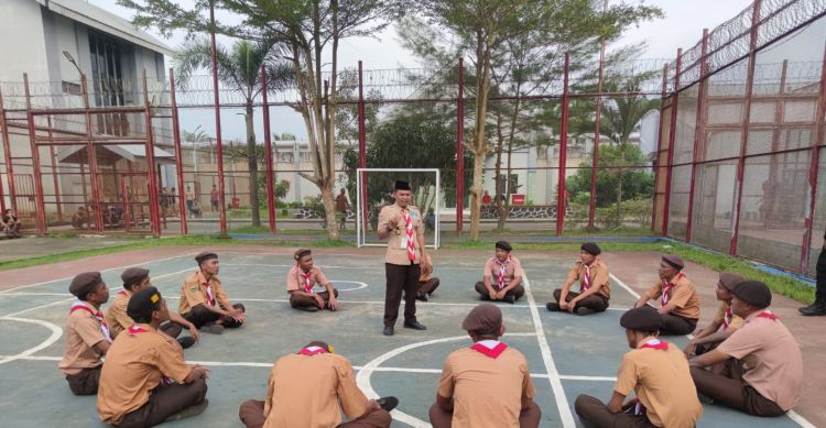 Pramuka di Lapas Pemuda Langkat Kembali Aktif