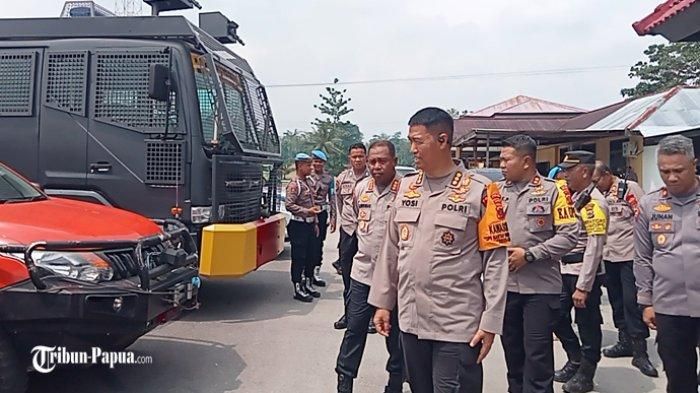 Hadapi Pemilu 2024, Polda Papua Periksa Kelengkapan Peralatan Polres Mimika