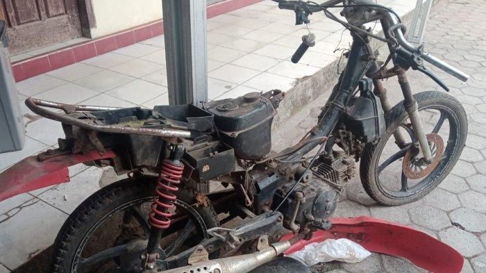Polsek Baradatu Polda Lampung Ringkus Pelaku Curat Motor
