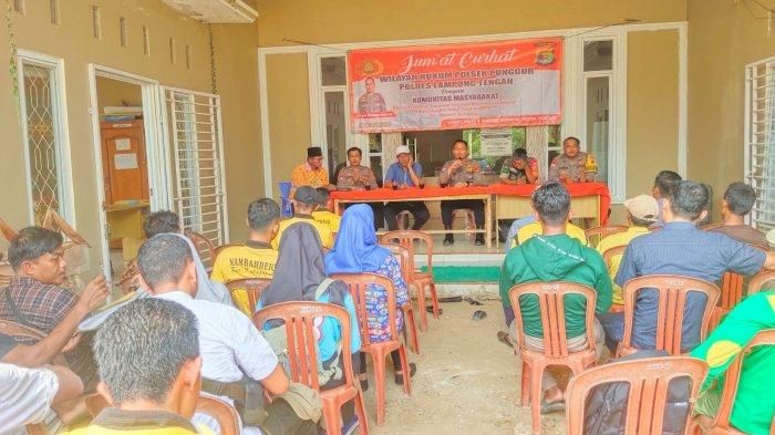 Jajaran Polres Lampung Tengah Polda Lampung Ajak Masyarakat Bersama Jaga Kamtibmas