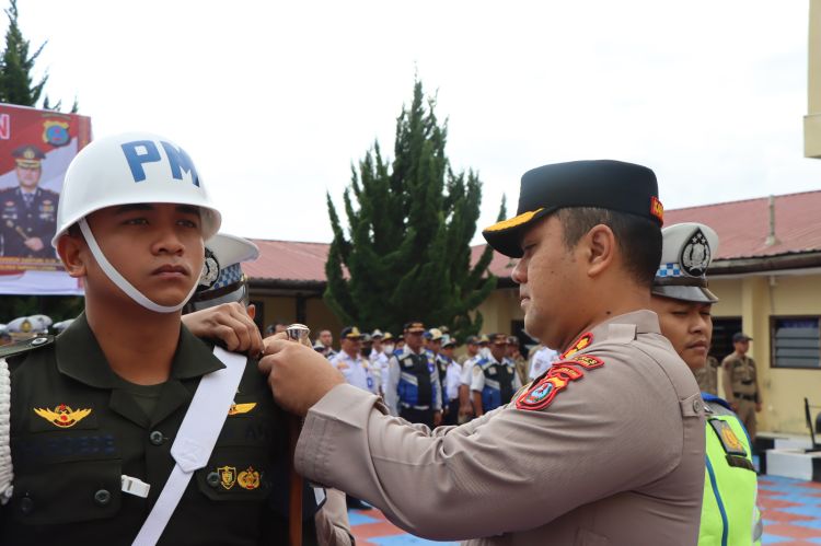 Polres Tapanuli Utara Gelar Pasukan Operasi Keselamatan Toba 2023