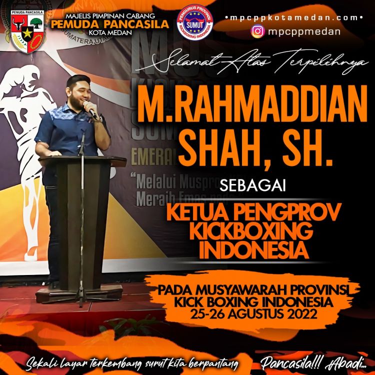 Terpilih Secara Aklamasi, M Rahmaddian Shah Ketum KBI Sumut 2022-2026